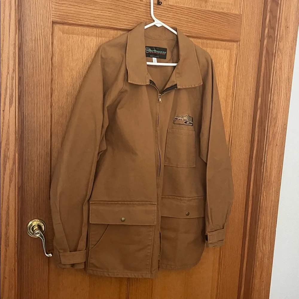 Arcticwear Arctic Cat tan canvas chore jacket Size XLT